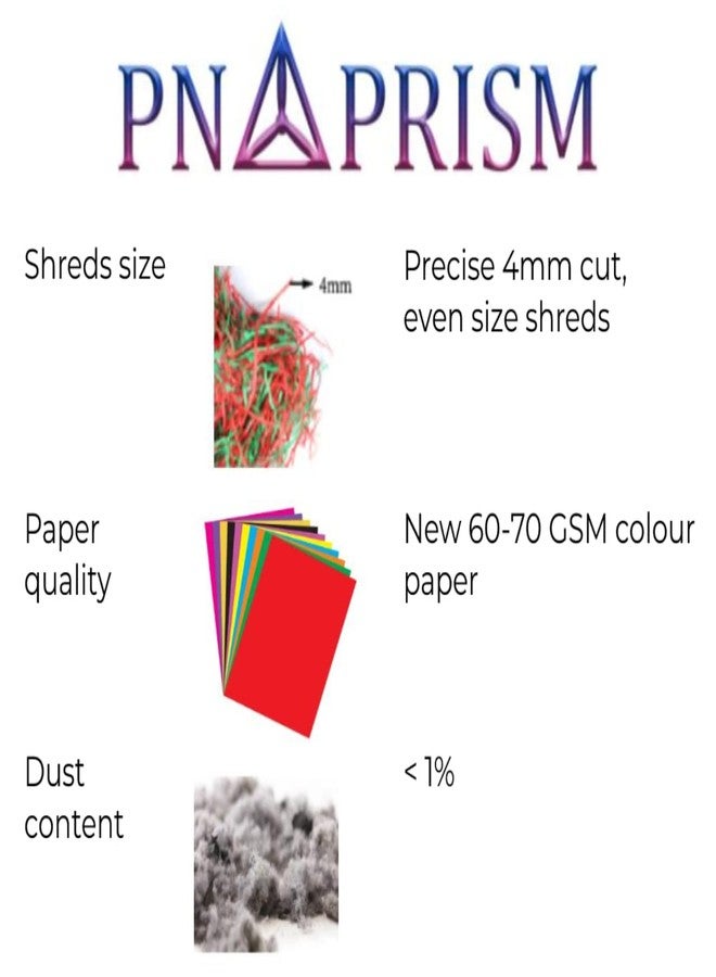 PN PRISM ورق مقطّع للتغليف ٥٠٠ غرام، عشب ورقي، تغليف هدايا، زينة عيد الفصح، أعمال يدوية، سلة عيد الفصح، زينة حفلات استقبال المولود - وردي - Image 5